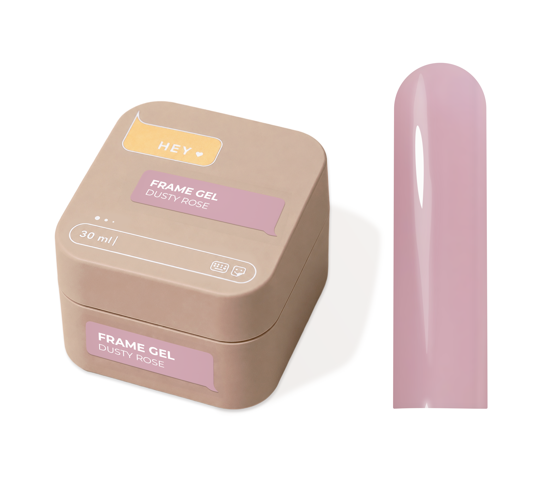 HEYLOVE. Frame Gel, DUSTY ROSE, no_pump 30 ml